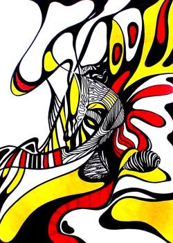 Яркие рисунки фломастерами