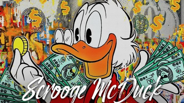 Скрудж макдак раскраска