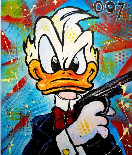 Картины Скруджа Макдака арт