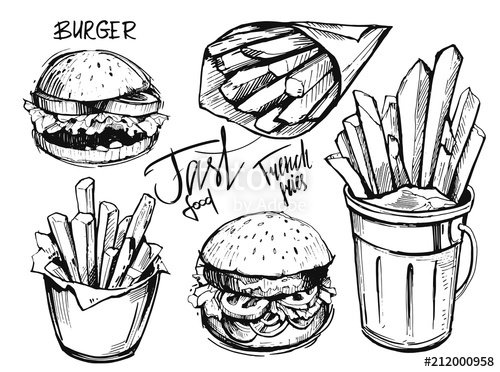 Картошка фри скетч