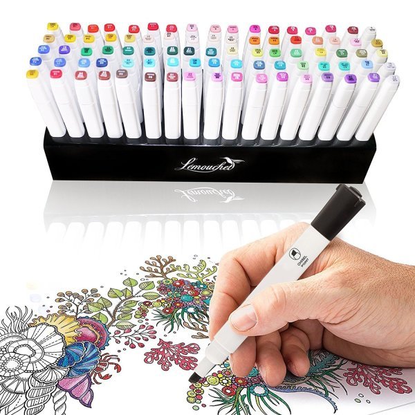 Уроки рисования маркерами