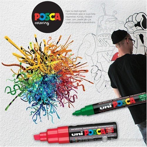 Uni Posca маркер с краской