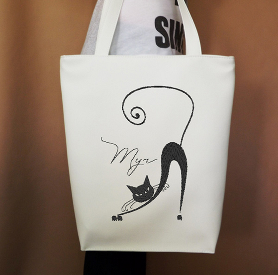 Сумка шоппер кошки