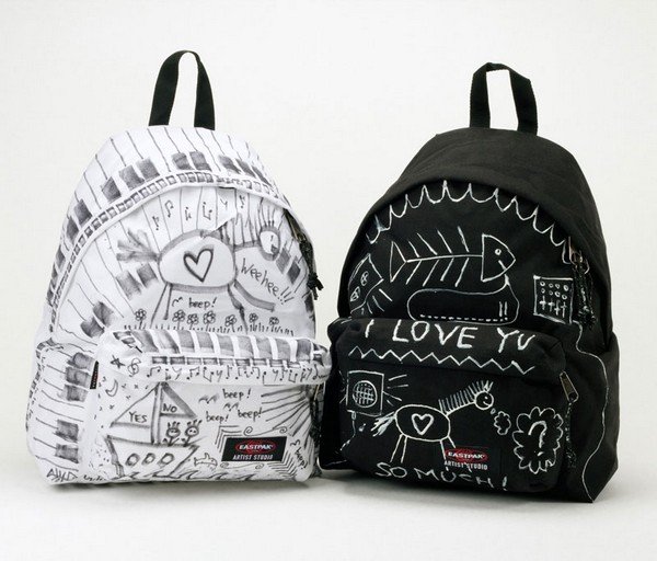 Разрисовать черный рюкзак