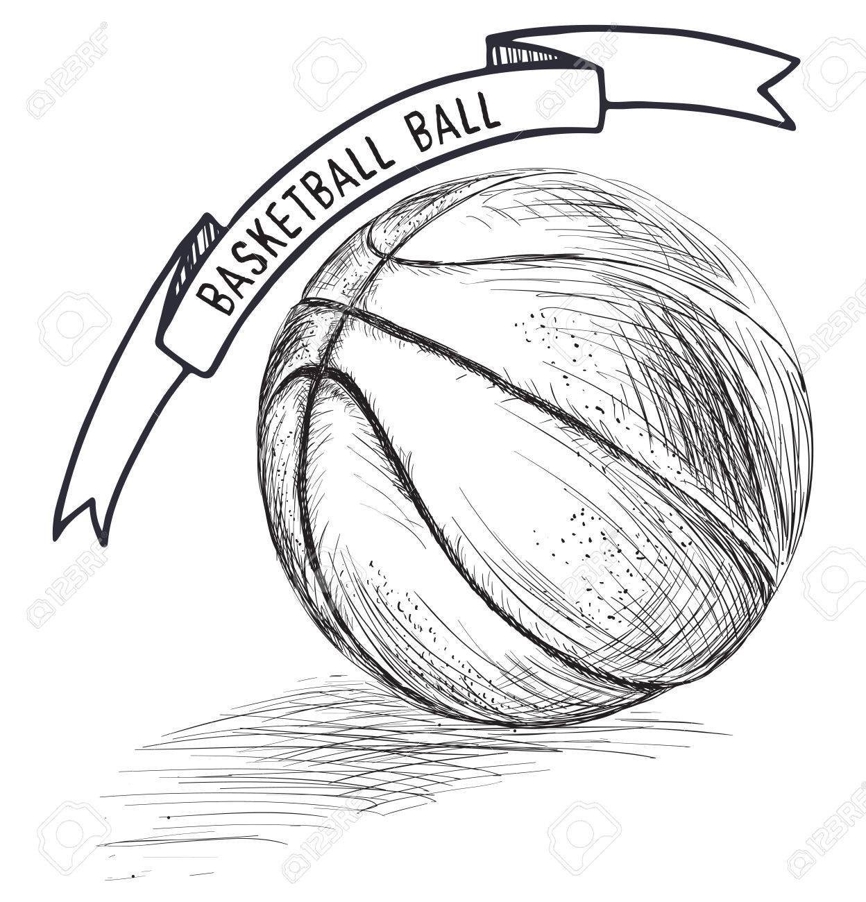 Волейбольный мяч для срисовки