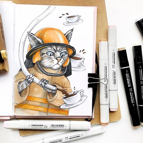 Маркеры для скетчинг