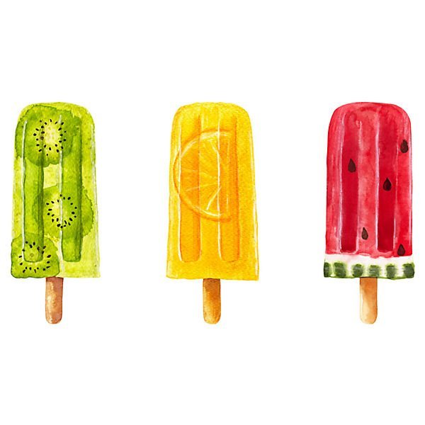 Мороженое маркерами для скетчинга