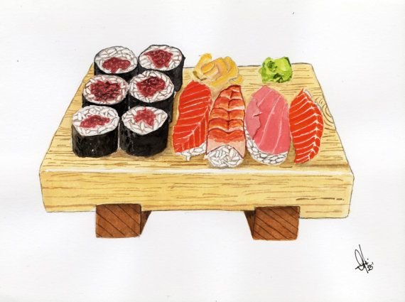 Суши для рисования