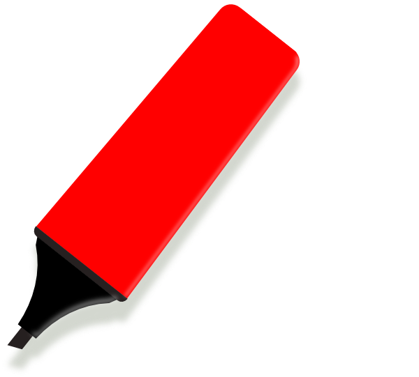 Обводка маркером