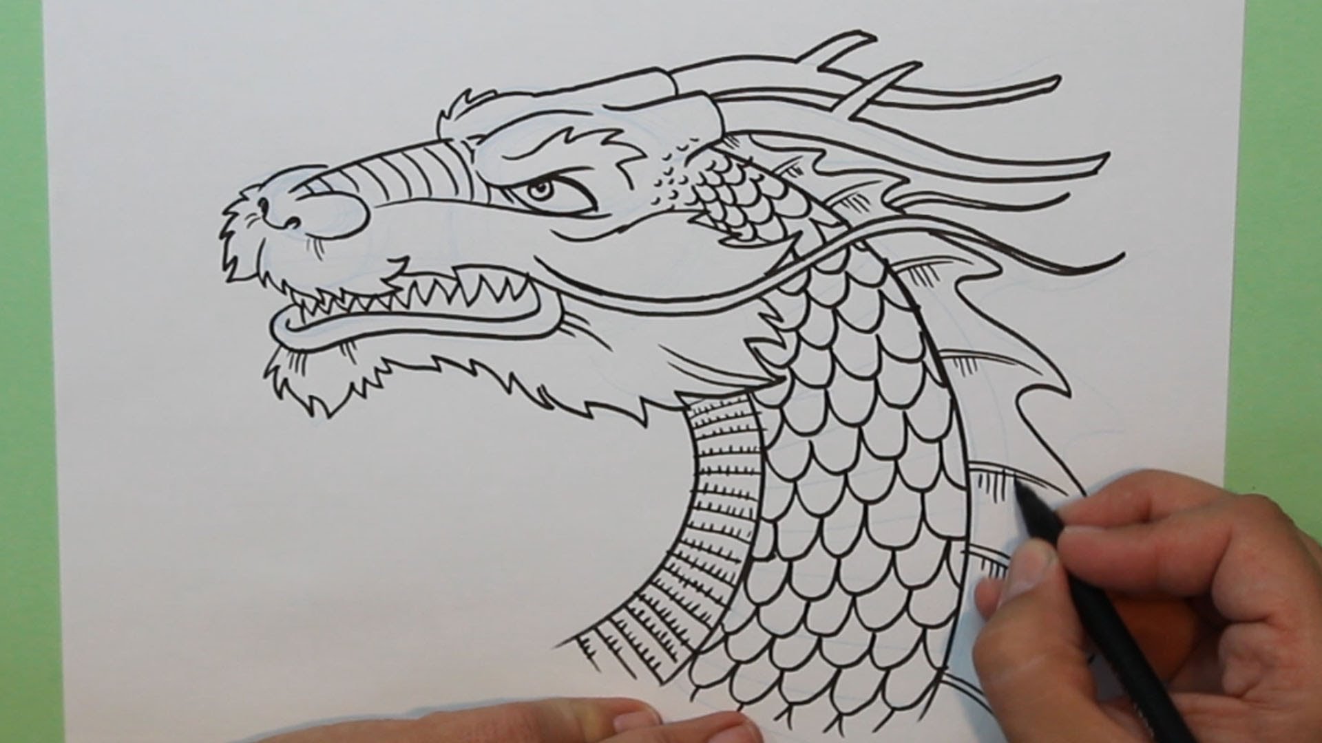 Как нарисовать дракона фломастерами - 83 фото