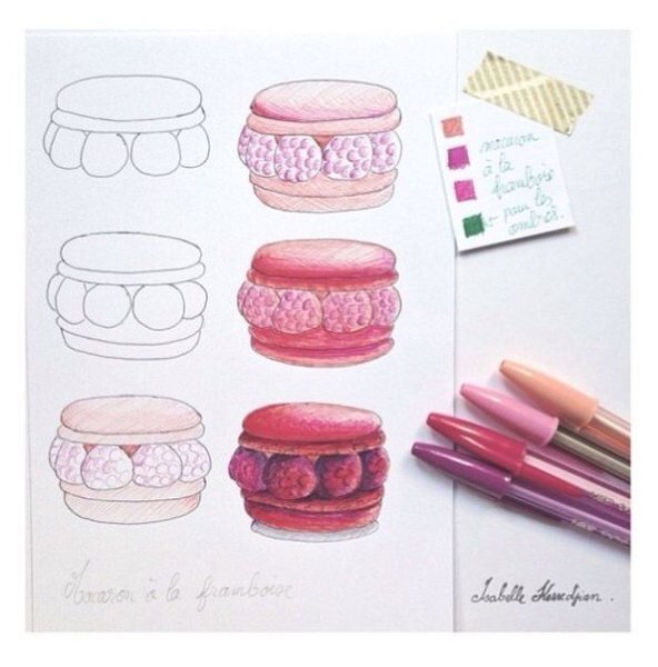 Скетчинг маркерами киви