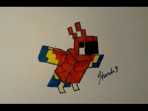 Попугай из МАЙНКРАФТА