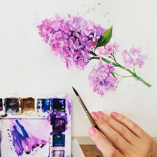 Вероника Калачева акварель