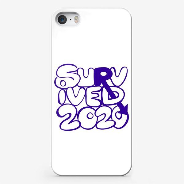 Рисунок маркером на чехле телефона