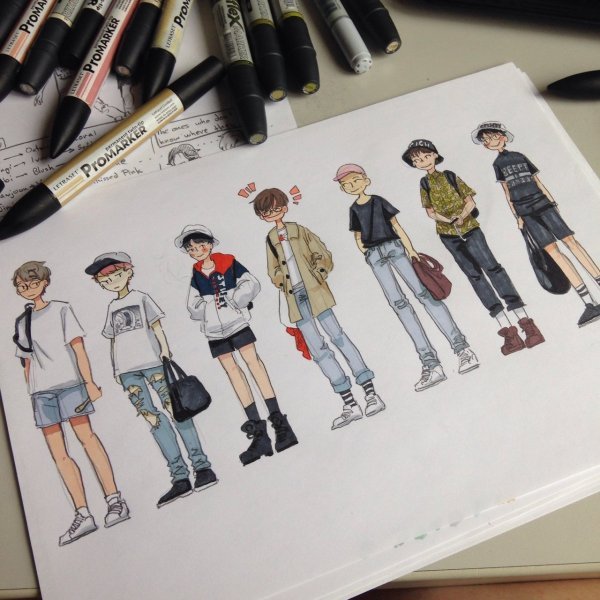 Идеи для рисунков девушек