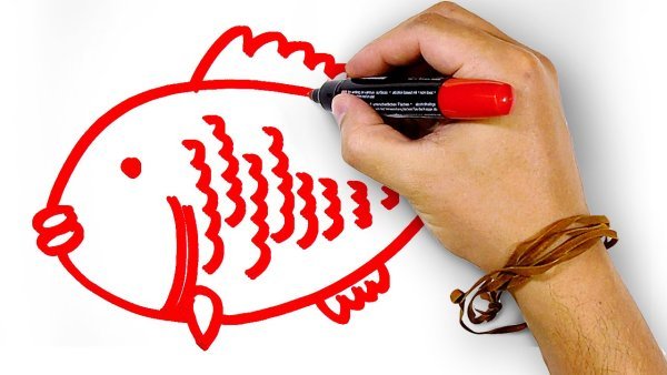 Надписи чёрной ручкой