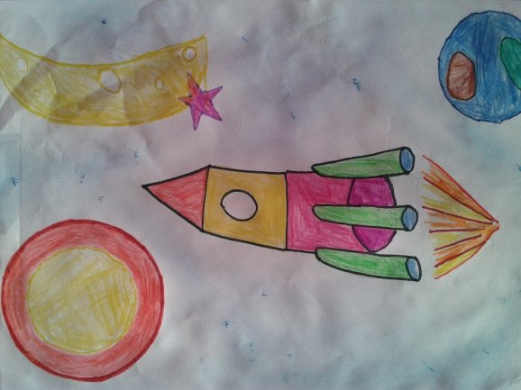 Рисунок на тему космос
