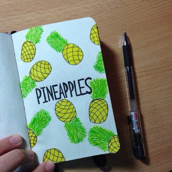 Летние идеи для скетчбука