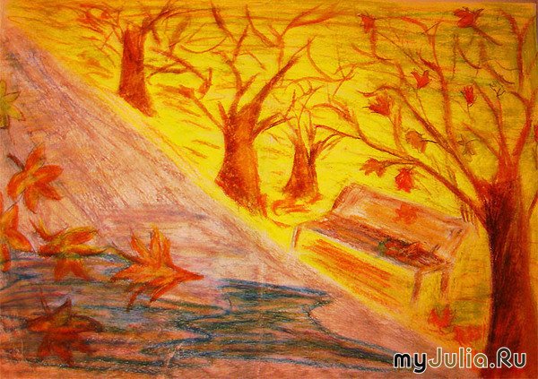 Рисунок красота осени