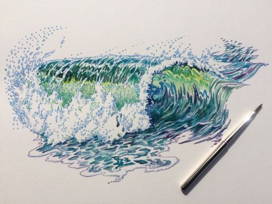 Фломастер для рисования водой