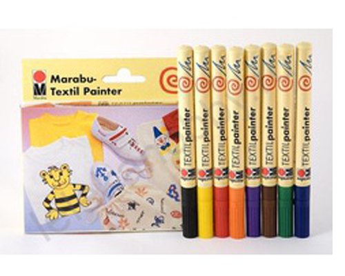 Роспись футболок маркерами