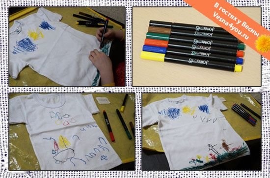 Маркеры для рисования на ткани