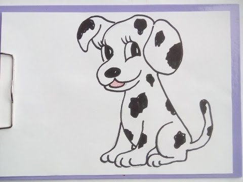 Рисование собачка младшая группа