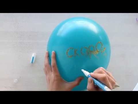Воздушные шарики скетчинг