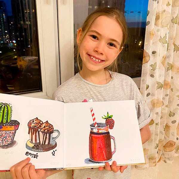 Скетчинг маркерами для детей