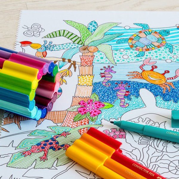 Рисунки спиртовыми маркерами