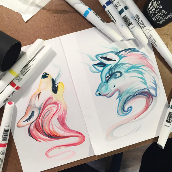 Рисование для новичков фломастерами