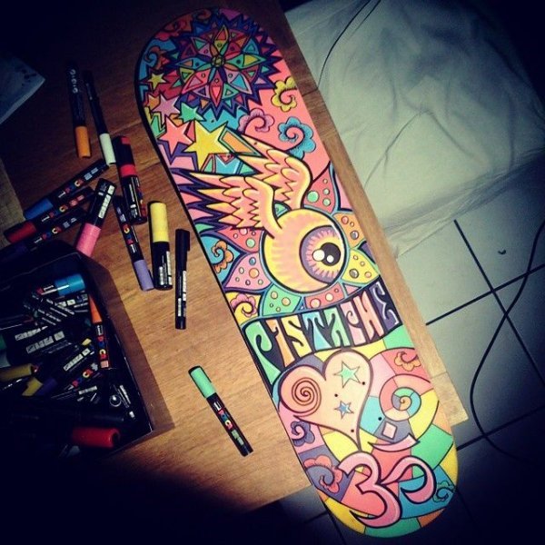 Скейт фломастеры