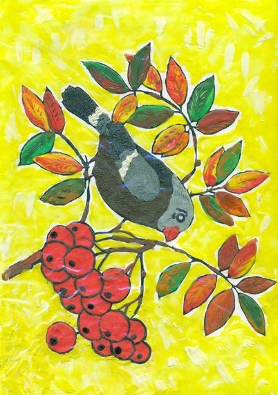 Рисование Рябинка