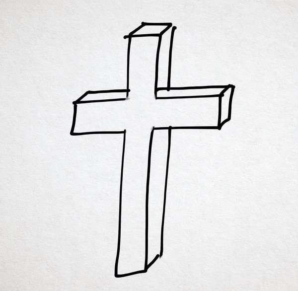 Рисунки для срисовки кресты