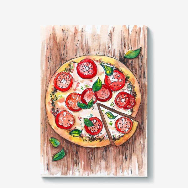 Пицца маркерами