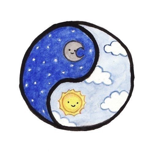 Лёгкие рисунки Луны