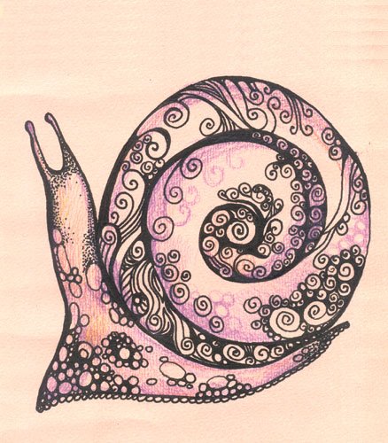 Стилизованные улитки