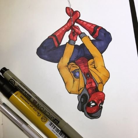 Гамора Марвел рисунок