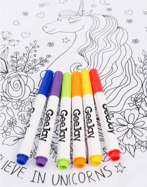 Раскраски сфламастерами