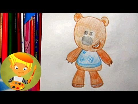 Рисунок МИМИМИШЕК цветными карандашами