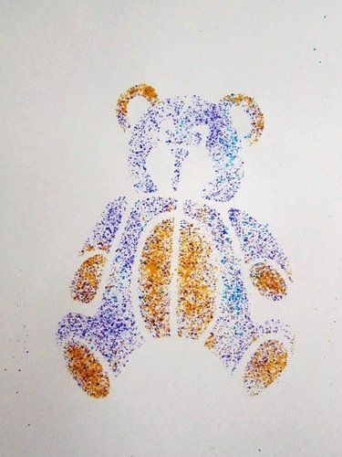 Рисунки воздушными фломастерами