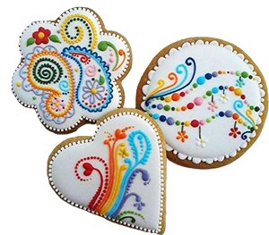 Роспись пряников пищевыми красителями