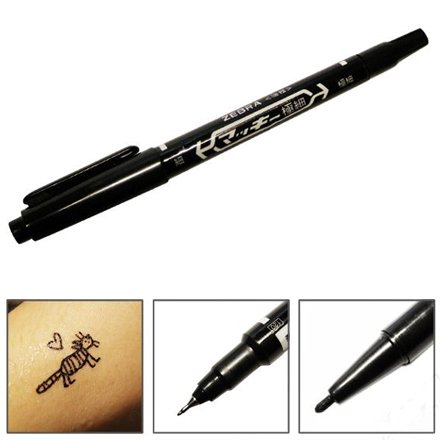 Маркер для временных татуировок