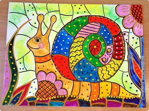 Рисование в технике мозаика для детей