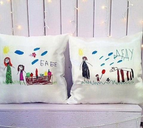 Подушка рисунок