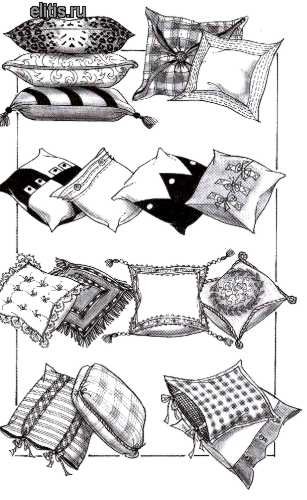 Эскиз декоративной подушки