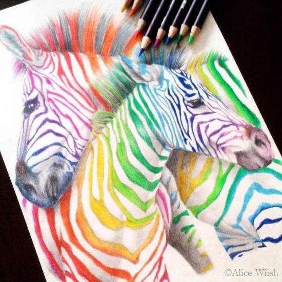 Рисунки маркерами