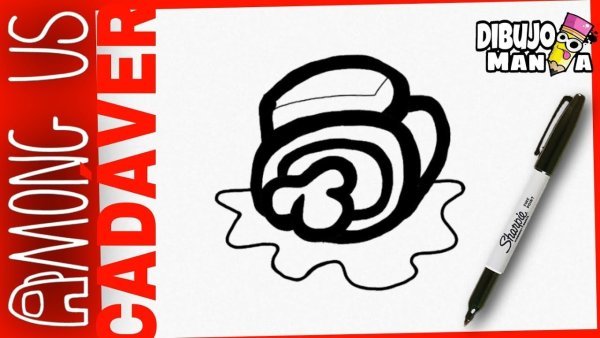 Among us рисунок маркерами