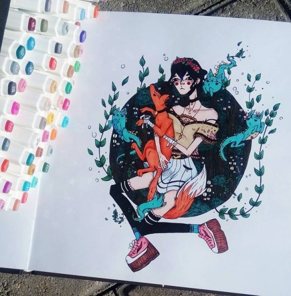 Крутые рисунки фломастерами