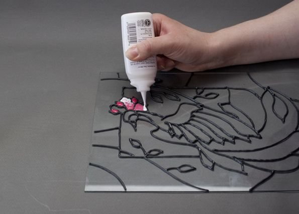 Контур для витражных красок